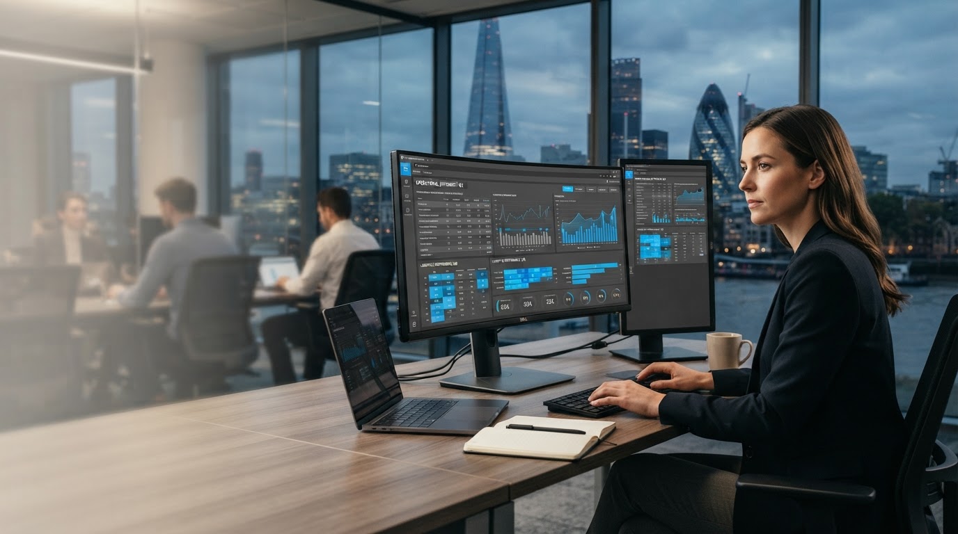 Jynqerell data terminal interface used for predictive market analysis